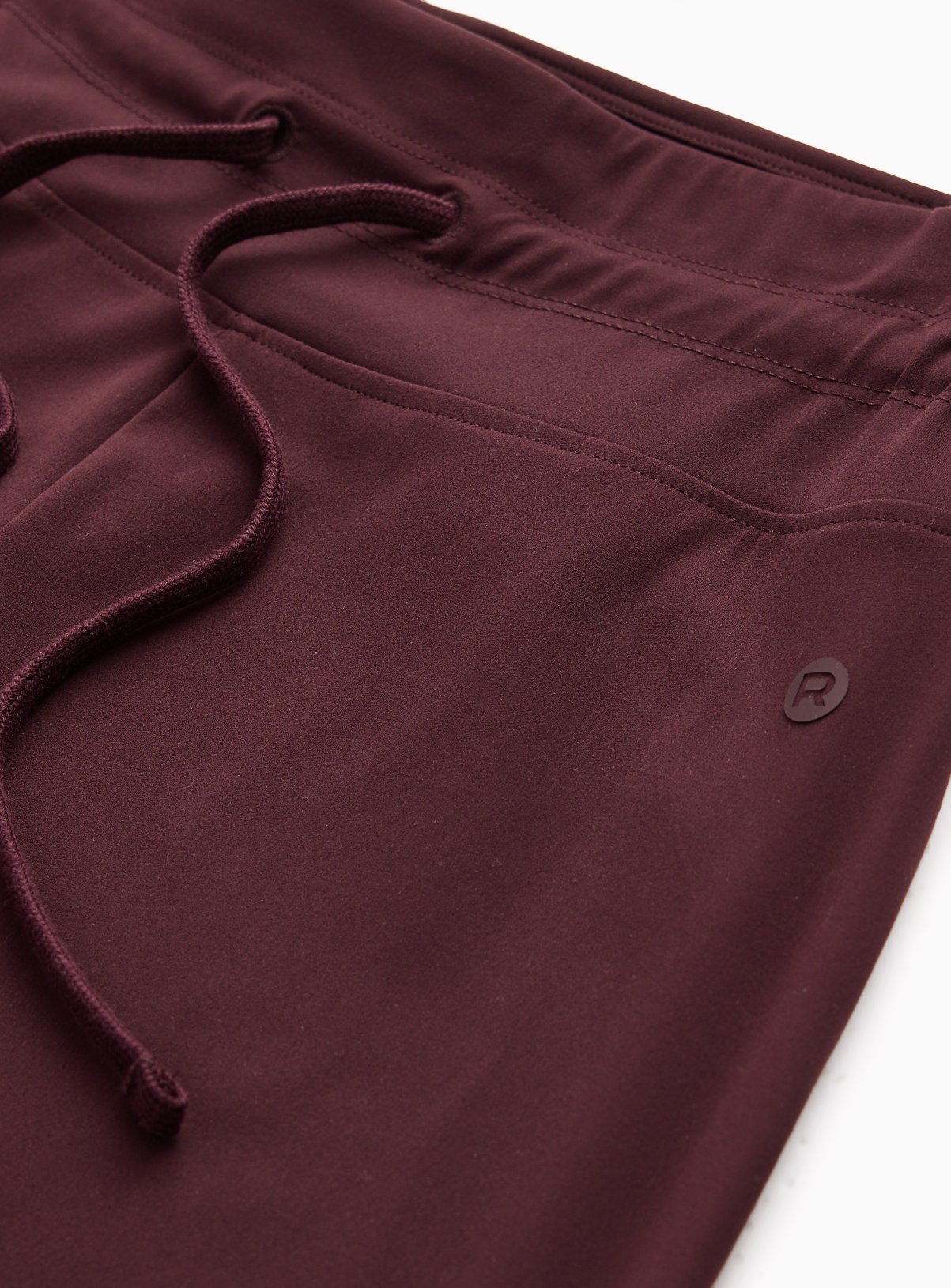 REAKTIV Dark Red Wide Leg Yoga Tie Front Legging L - Image 3 thumbnail